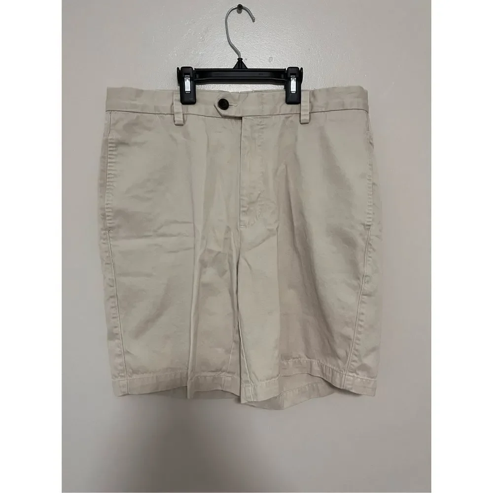 Orvis Mens Putty Chino Shorts sz 32